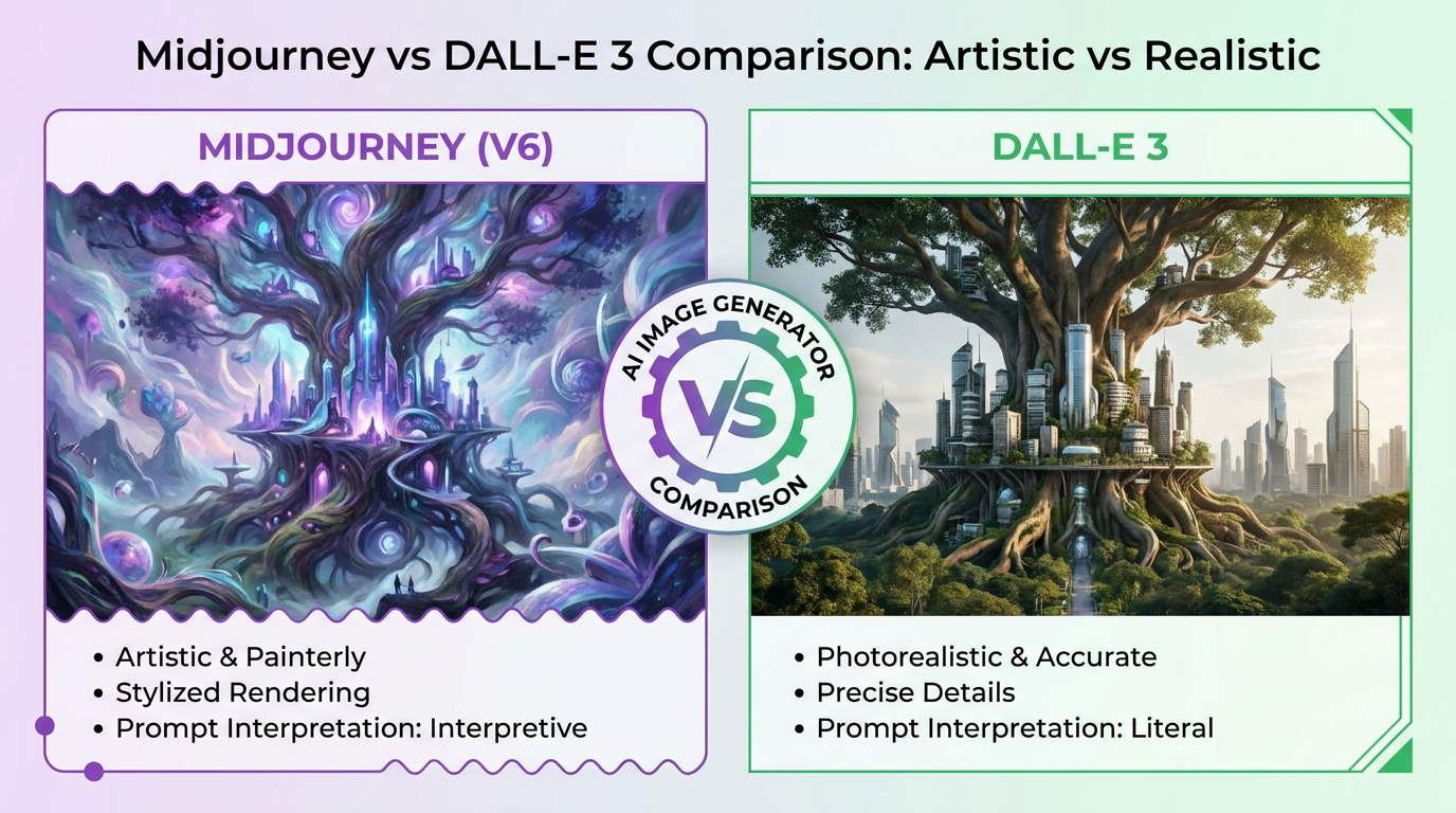 Midjourney vs DALL-E 3: AI Image Generation Head-to-Head